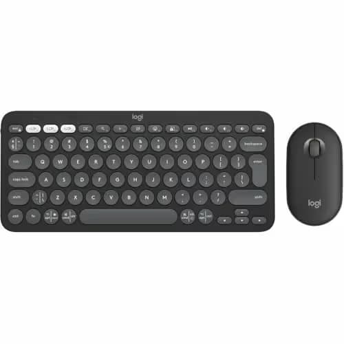 Logitech Pebble 2 Bluetooth/Wireless/Wired Standard Keyboard With Optical Mouse main image