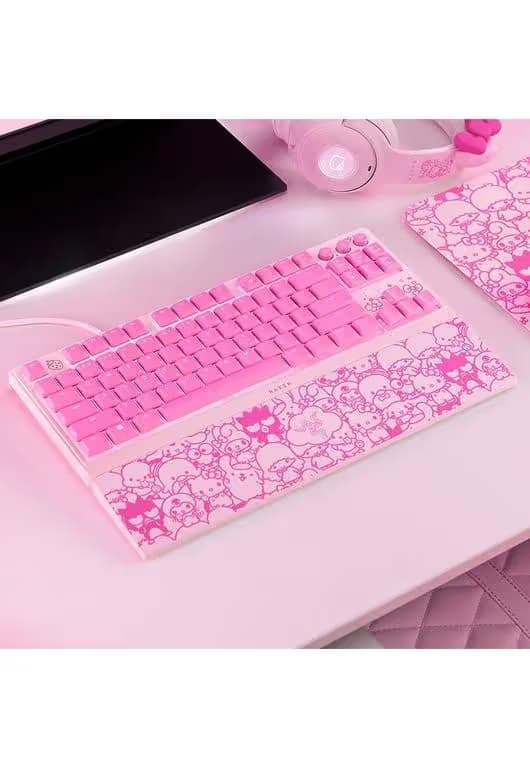 Razer Ornata V3 TKL Wired Gaming Keyboard - Hello Kitty and Friends Edition image