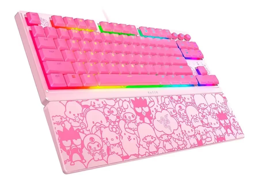 Razer Ornata V3 TKL Wired Gaming Keyboard - Hello Kitty and Friends Edition image
