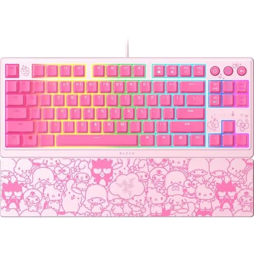 Razer Ornata V3 TKL Wired Gaming Keyboard - Hello Kitty and Friends Edition image