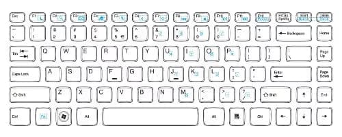 Perixx PERIDUO-707B PLUS Wireless Standard Keyboard With Optical Mouse image
