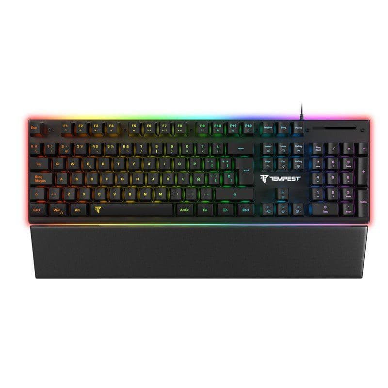 Tempest Doom RGB H-Mech Red Wired Gaming Keyboard image