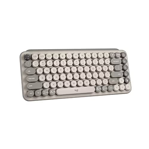 Logitech POP Keys Mist TTC Brown Mini Bluetooth/Wireless Keyboard main image