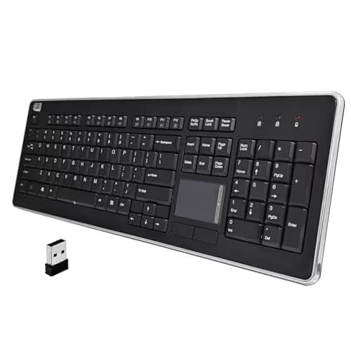 Adesso WKB-4400UB Wireless Standard Keyboard With Touchpad main image