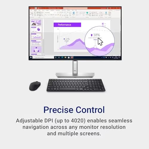 Dell KM5221W Wired/Wireless Standard Keyboard With Optical Mouse image