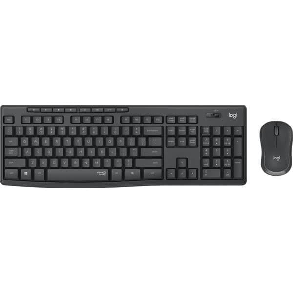 Logitech MK295 Silent Wireless/Wired Standard Keyboard With Optical Mouse image