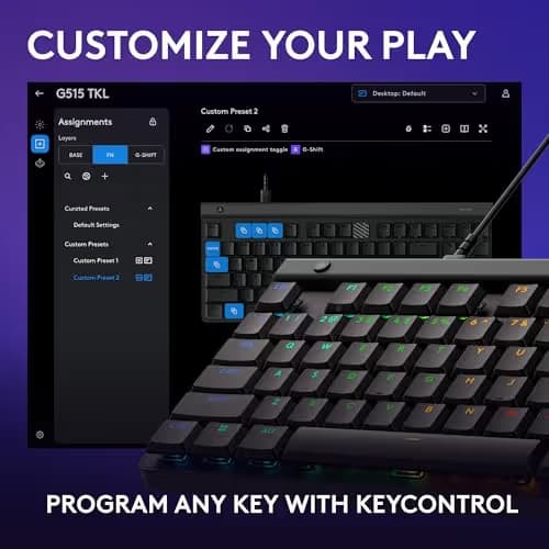 Logitech G515 RGB Wired GL Tactile Mechanical Gaming Keyboard image
