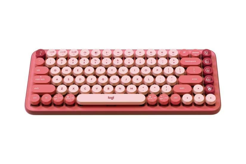 Logitech POP Keys Heartbreaker Mini Bluetooth/Wireless Mechanical Keyboard TTC Brown image