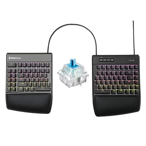 Kinesis Gaming Freestyle Edge RGB Ergonomic Split Gaming Keyboard image