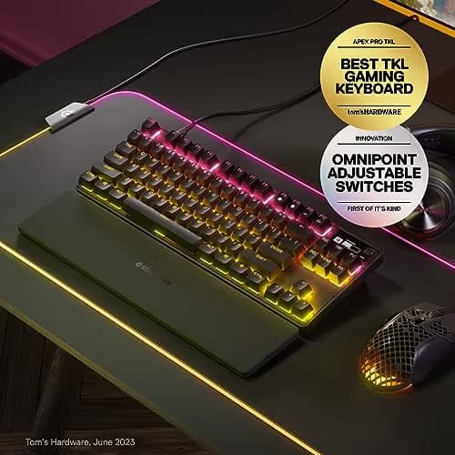 SteelSeries Apex Pro TKL (2023) RGB Wired SteelSeries OmniPoint 2.0 Gaming Keyboard image