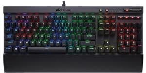 Corsair K70 LUX RGB Wired Cherry MX Blue Mechanical Gaming Keyboard image