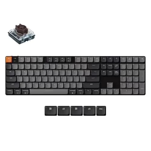 Keychron K5 QMK V2 Mechanical Gaming Keyboard Bluetooth Wired main image