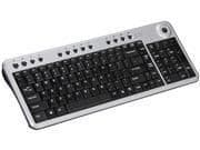 Qumax Scorpius N1T Wired Slim Keyboard With Trackball main image