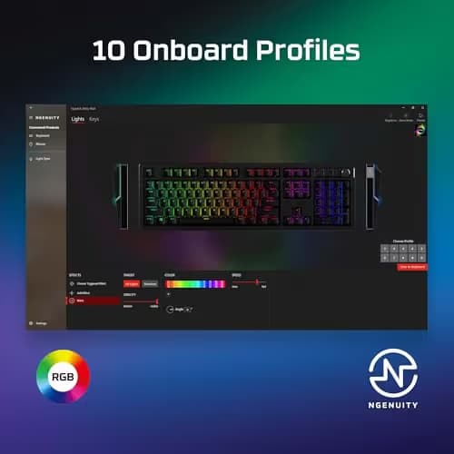 HP HyperX Alloy Rise HyperX Red RGB Wired Gaming Keyboard image