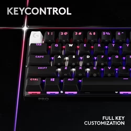 Logitech Pro X 60% Mini RGB Bluetooth/Wireless/Wired Mechanical Gaming Keyboard image