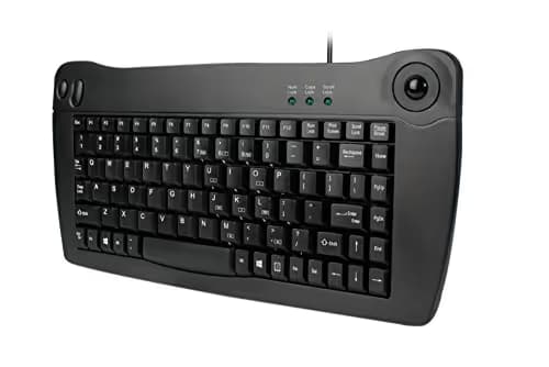 Adesso ACK-5010PB Wired Mini With Trackball Keyboard main image