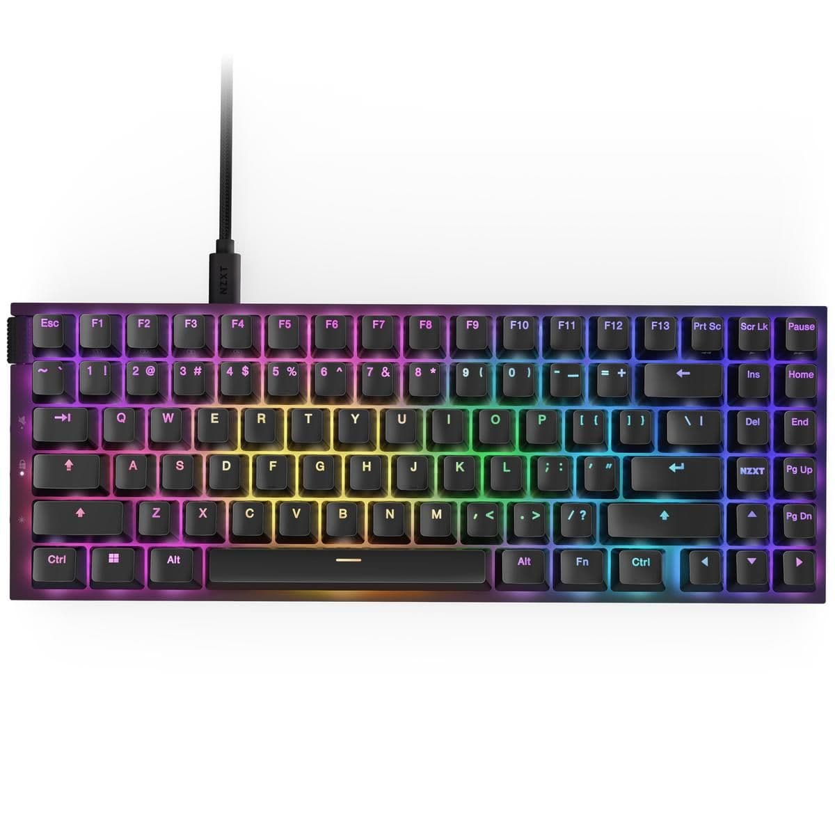 NZXT Function 2 RGB Wired NZXT Swift Optical 40g Gaming Keyboard image