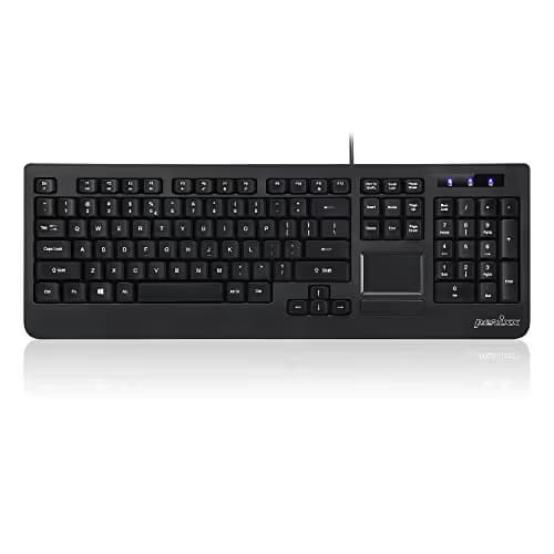 Perixx 10165 Wired Slim Keyboard With Touchpad image