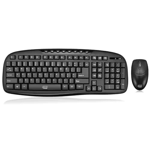 Adesso WKB-1330CB Wireless Standard Keyboard With Optical Mouse main image