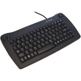 Adesso ACK-5010UB Mini Wired Keyboard with Trackball main image