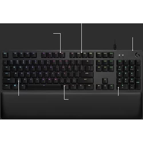 Logitech G513 Carbon Mechanical RGB Gaming Keyboard image