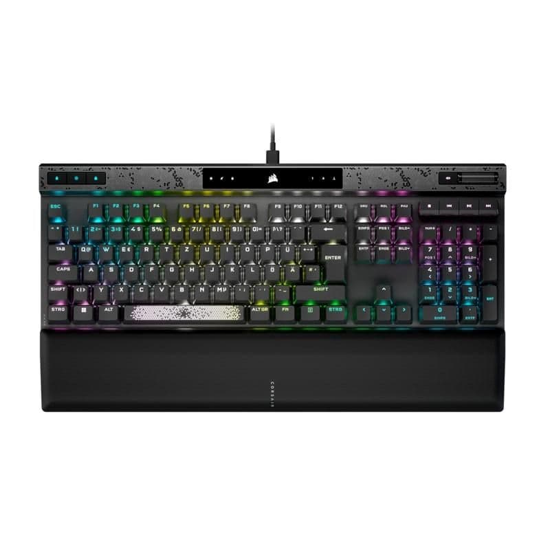 Corsair K70 MAX RGB DE Wired Corsair MGX Steel Grey Gaming Keyboard image