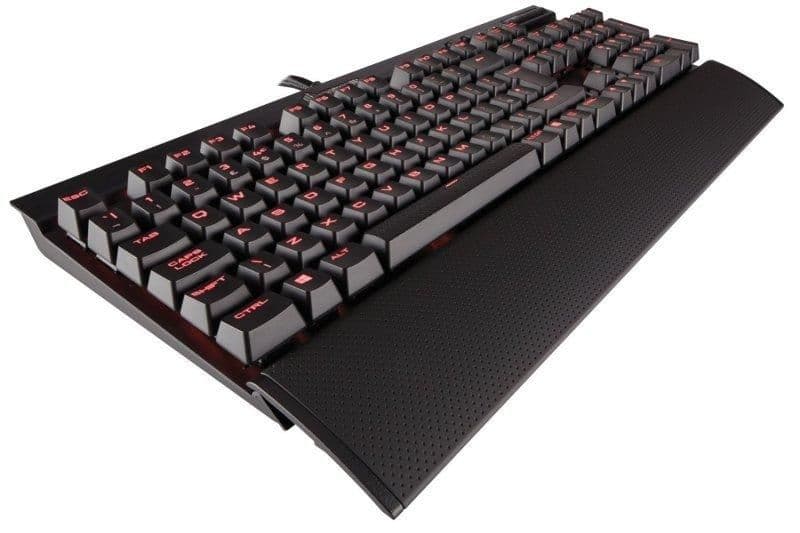 Corsair K70 RAPIDFIRE Cherry MX Speed Silver Mechanical Gaming Keyboard Wired main image