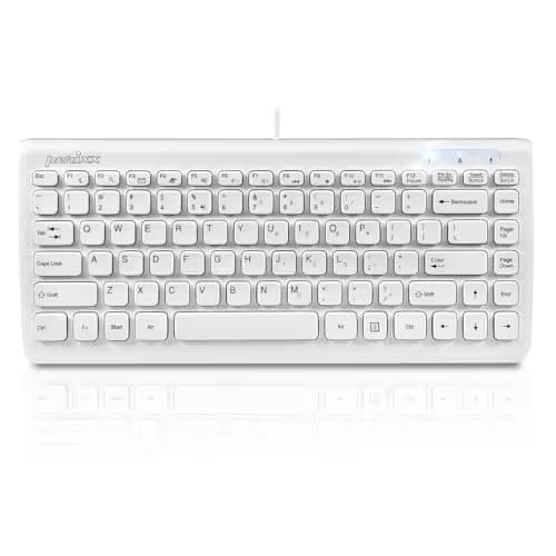 Perixx PERIBOARD-407W Mini Wired Keyboard image