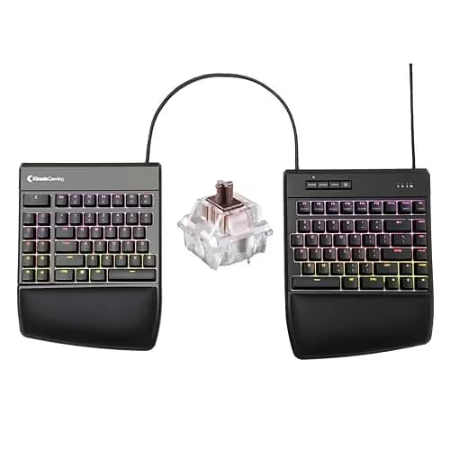 Kinesis Gaming Freestyle Edge RGB Ergonomic Split Gaming Keyboard main image