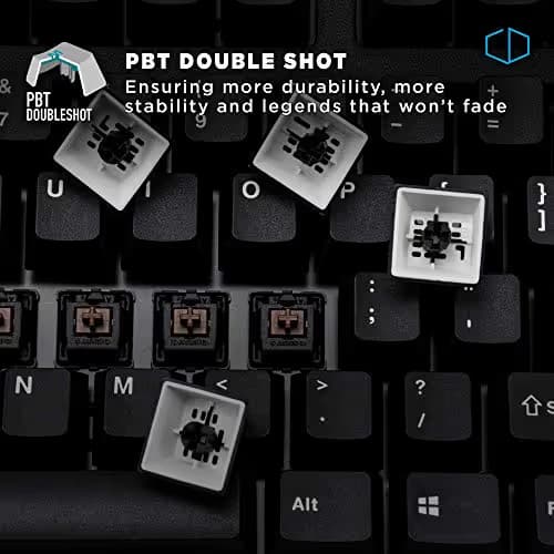 iKBC CD87 V2 Standard Wired Cherry MX Blue Mechanical Keyboard image