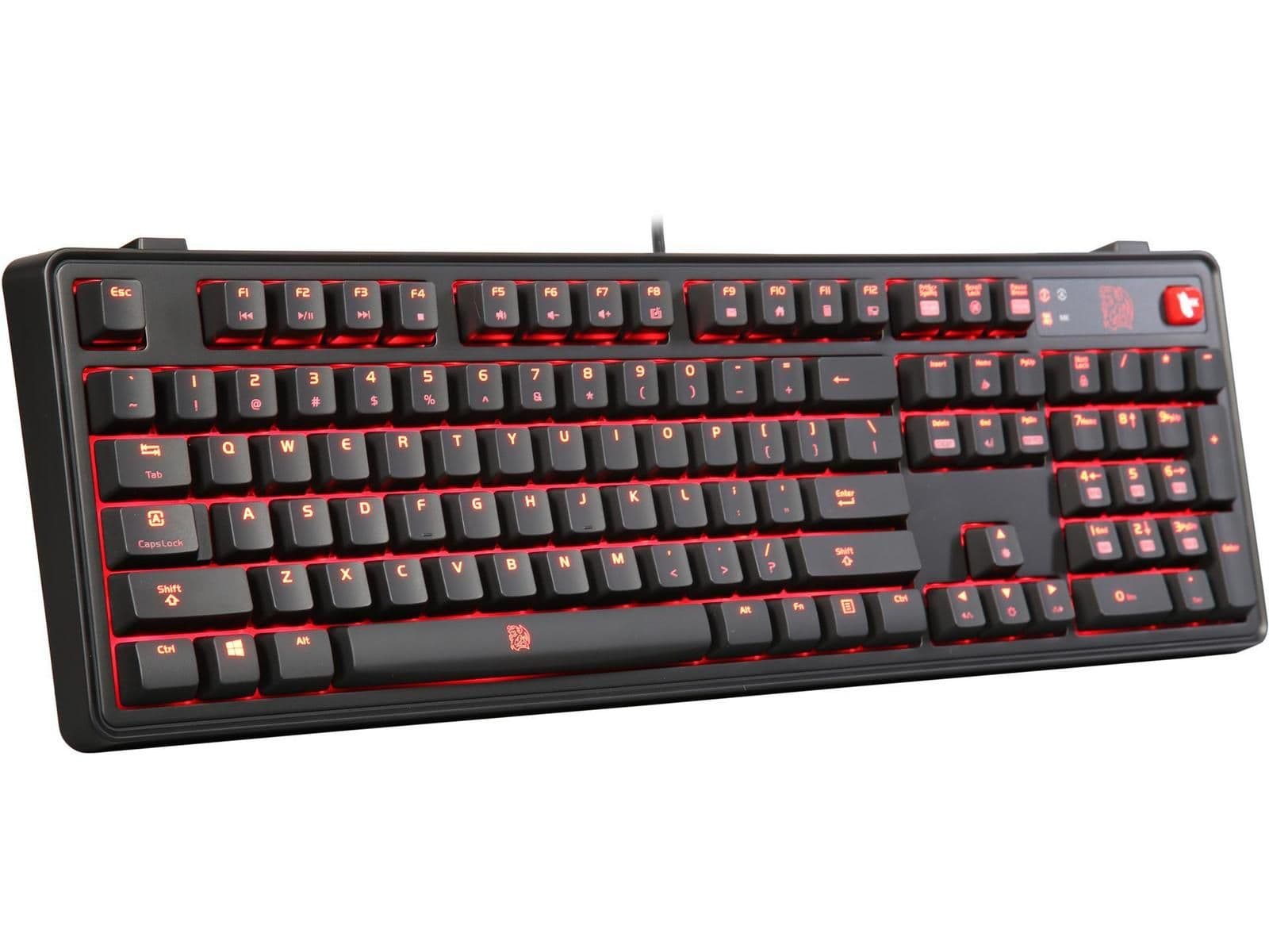 Thermaltake Tt eSports Meka Pro Wired Cherry MX Blue Mechanical Gaming Keyboard image