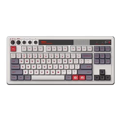 8BitDo Retro N Wired/Bluetooth/Wireless Gaming Keyboard image