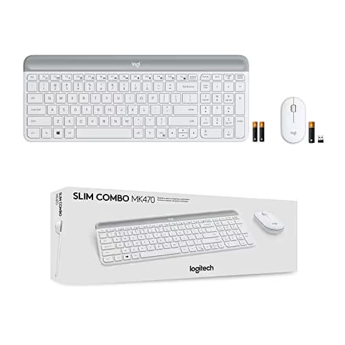 Logitech MK470 Wireless/Wired Slim Keyboard with Optical Mouse image