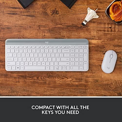 Logitech MK470 Wireless/Wired Slim Keyboard with Optical Mouse image