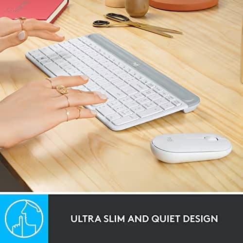 Logitech MK470 Wireless/Wired Slim Keyboard with Optical Mouse image