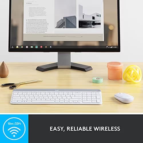 Logitech MK470 Wireless/Wired Slim Keyboard with Optical Mouse image