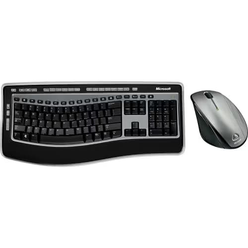 Microsoft XSA-00001 Wireless Ergonomic Keyboard With Laser Mouse image
