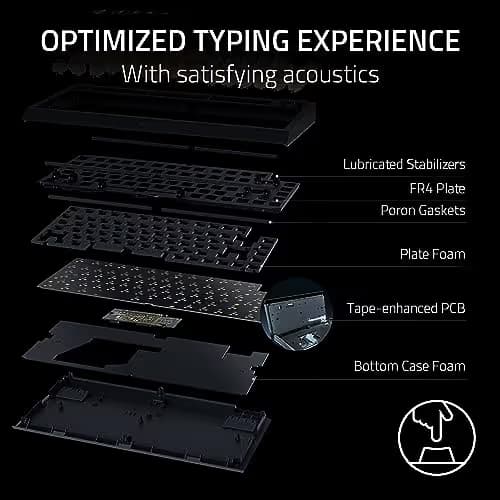 Razer BlackWidow V4 75% RGB Wired Mini Gaming Keyboard image
