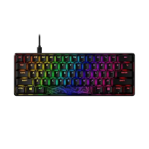 HP HyperX Alloy Origins 60 RGB HyperX Red Gaming Keyboard image