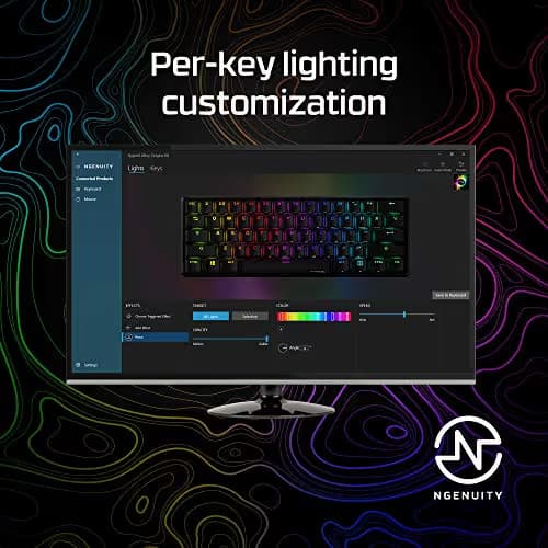 HP HyperX Alloy Origins 60 RGB HyperX Red Gaming Keyboard image