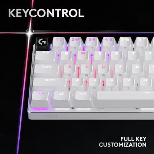 Logitech PRO X 60 RGB Bluetooth/Wireless/Wired Mini Logitech GX Red Linear Mechanical Gaming Keyboard image