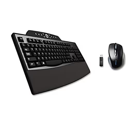 Kensington Pro Fit Wireless Comfort Desktop Set Wireless Standard Keyboard With Optical Mouse image