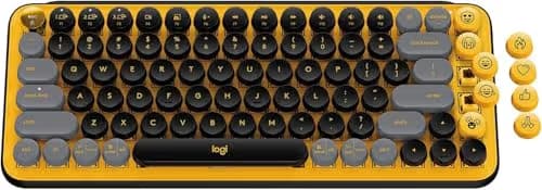 Logitech POP Keys Blast Bluetooth/Wireless Mini Keyboard image