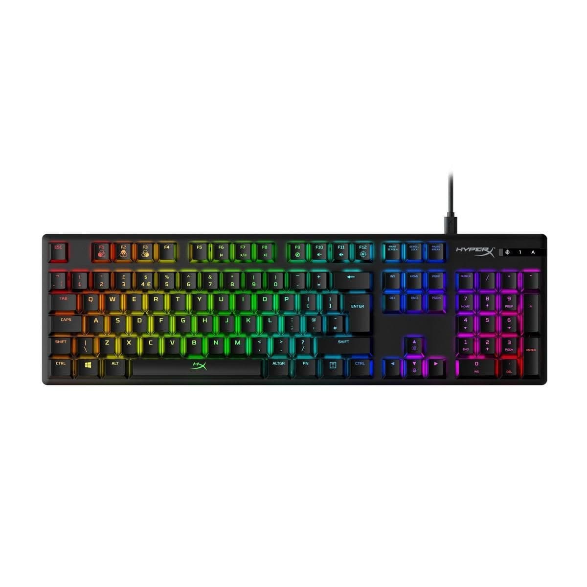 HP HyperX Alloy Origins HyperX Red RGB Wired Gaming Keyboard image