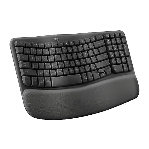 Logitech Wave Keys Wireless/Wired Ergonomic Keyboard main image