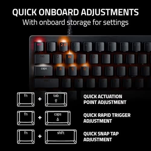 Razer Huntsman V3 Pro Mini RGB Wired Analog Optical Mechanical Gaming Keyboard image