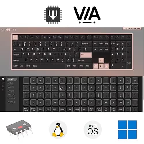 Keychron Q6 Pro RGB Bluetooth Wireless Wired Gaming Keyboard image