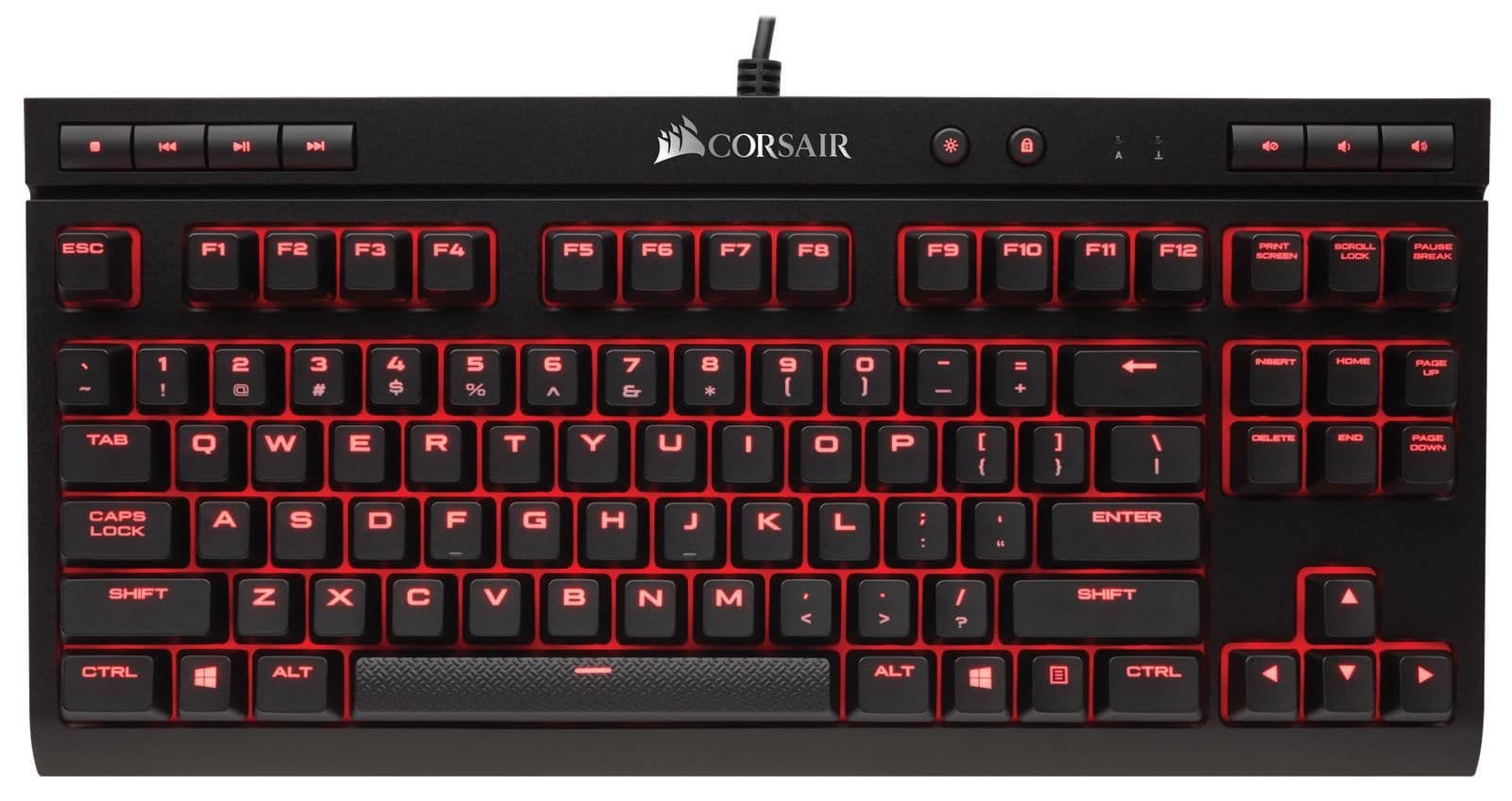 Corsair K63 Wired Cherry MX Red Gaming Keyboard image