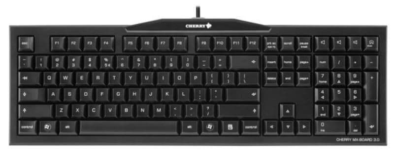 Cherry G80-3850LYBGB-2 Wired Standard Cherry MX Red Mechanical Keyboard image