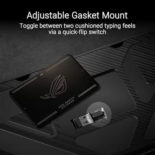 ASUS ROG Azoth Extreme RGB Bluetooth/Wireless/Wired ROG NX Snow Gaming Keyboard image